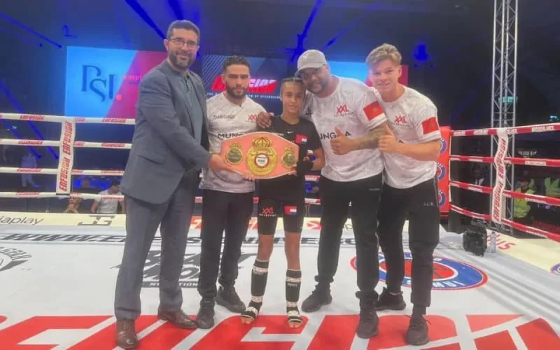 La jeune marocaine Amira Tahri, sacrée championne du monde de kickboxing