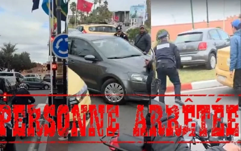 Marrakech : Trottoirs et contresens, le chauffard qui a failli écraser un policier interpellé