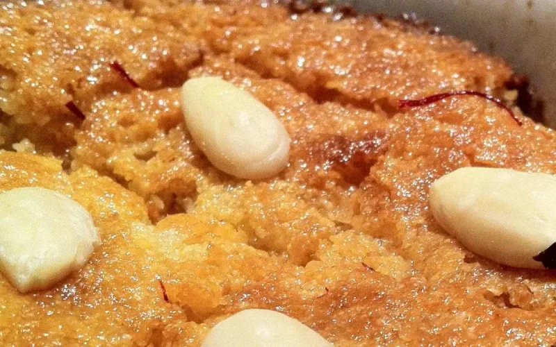 Basboussa à la noix de coco 