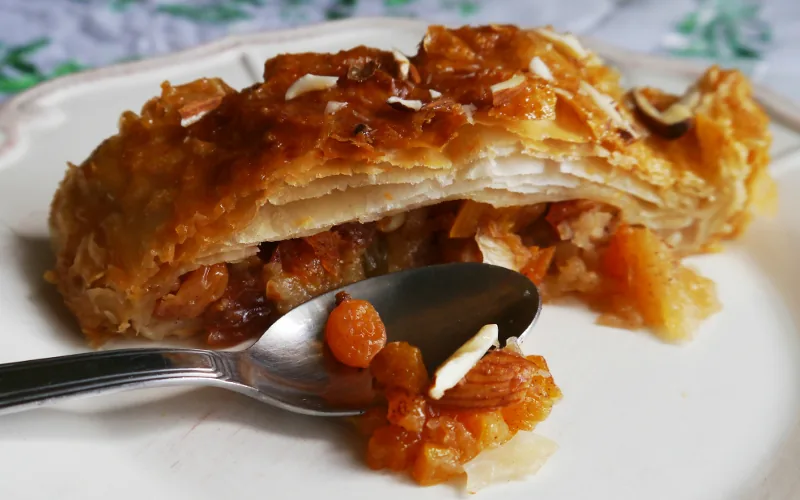 Rouleaux feuilletés aux fruits secs