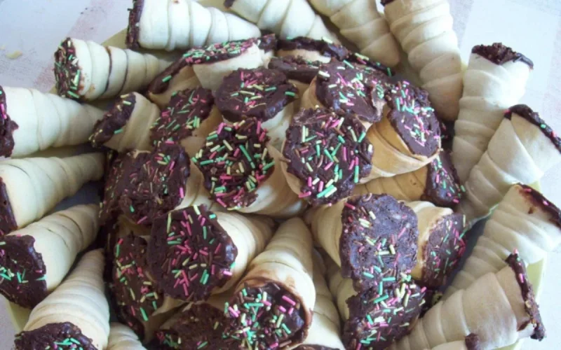 Cornets au chocolat
