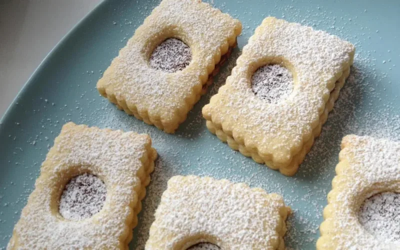 Gâteaux aux gaufrettes et au cacao