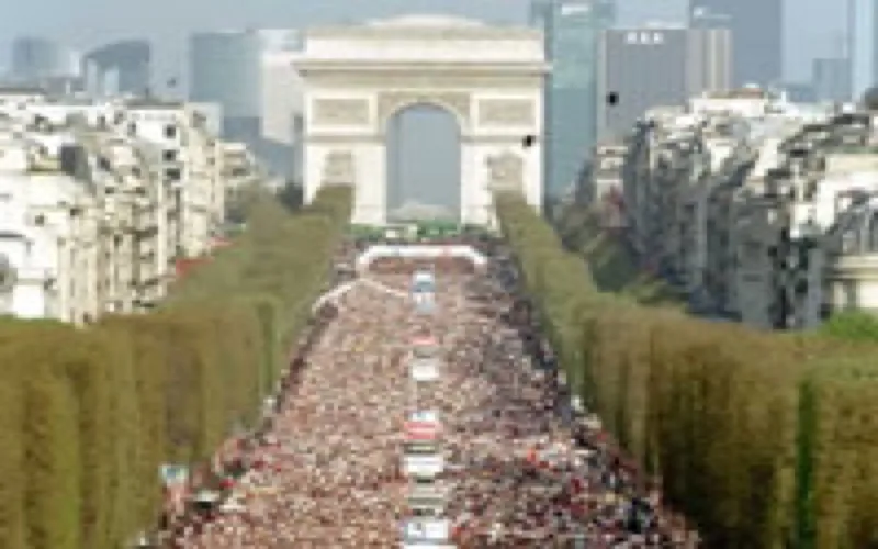 Youssef Ghanmouchi au marathon international de Paris 