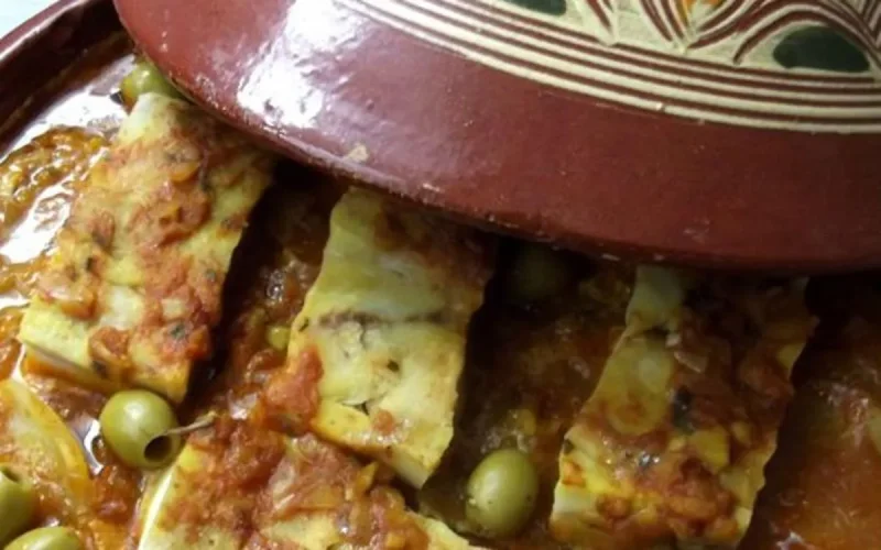 Tajine de poisson safrané