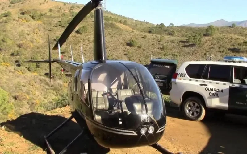 Un hélicoptère venant du Maroc intercepté en France avec 560kg de drogue