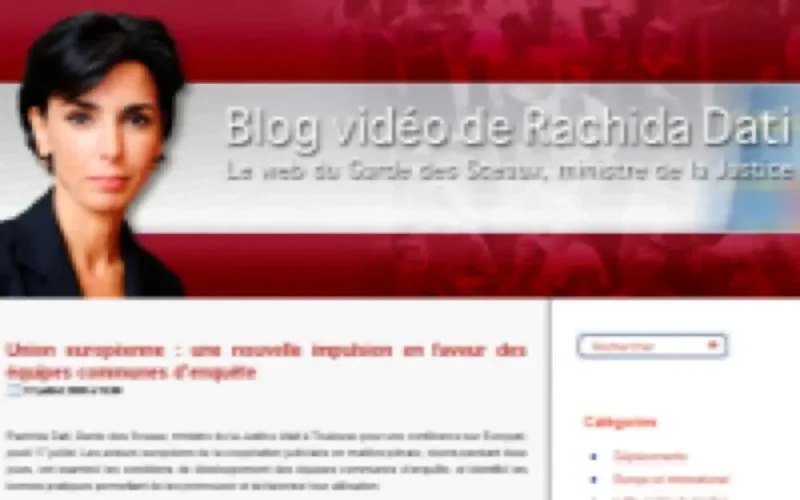 Quand l'image de Rachida Dati passe par le Net