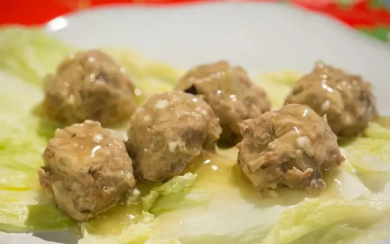 Boulettes d'agneau à la vapeur