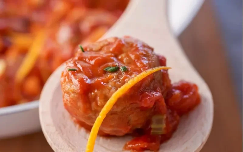 Boulettes d'agneau et concassée de tomate