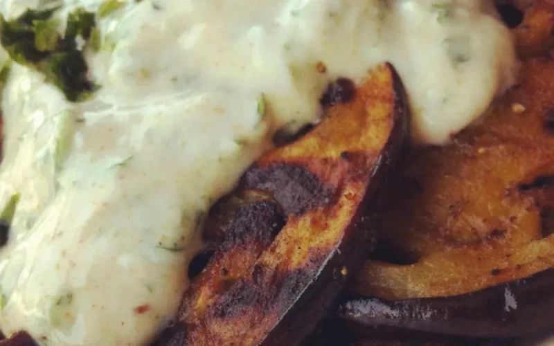 Salade d'aubergine au yaourt 