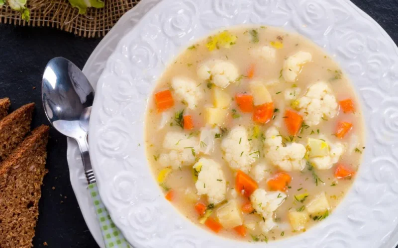 Soupe aux choux et aux poireaux