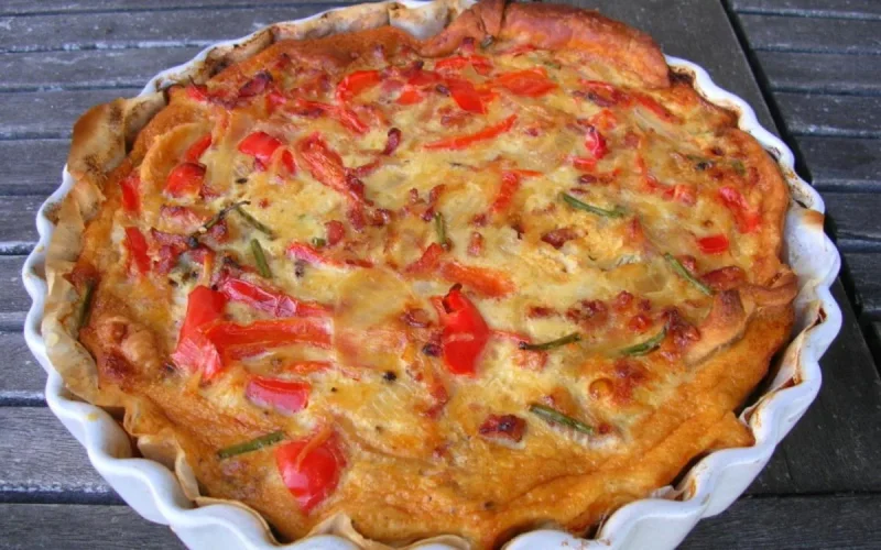 Tarte aux poivrons 