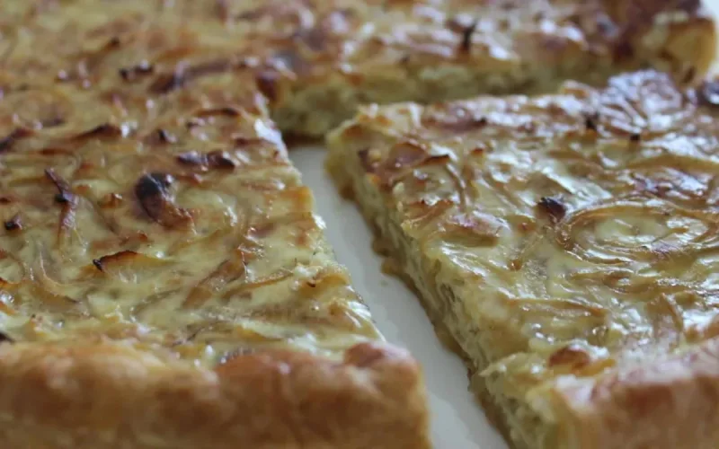 Tarte à l'oignon et au cumin 