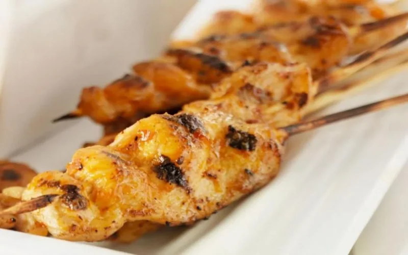 Brochettes de poulet à la marinade d'épices