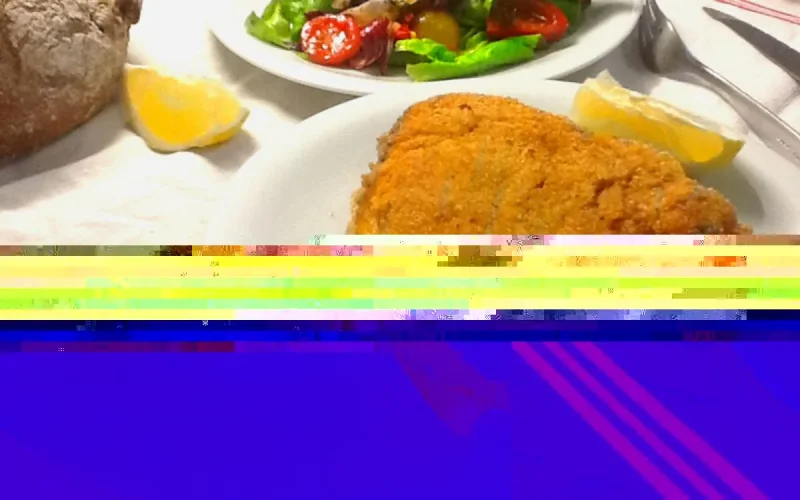 Côtelettes de veau panées et grillées