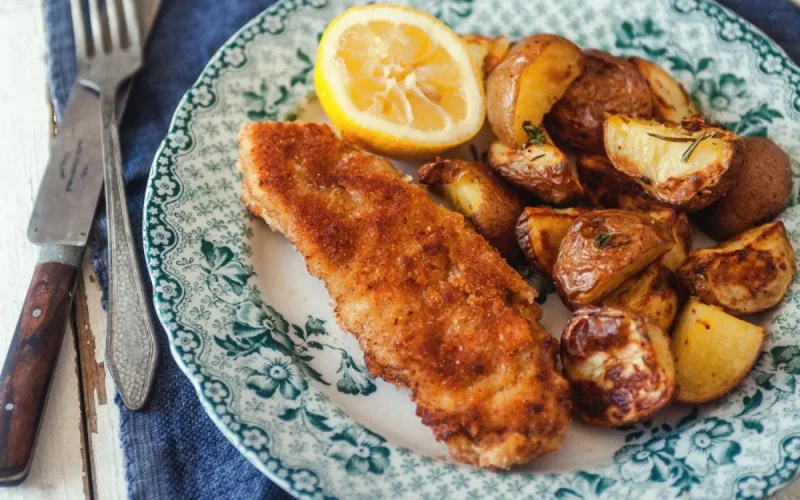 Cotes de veau au parmesan