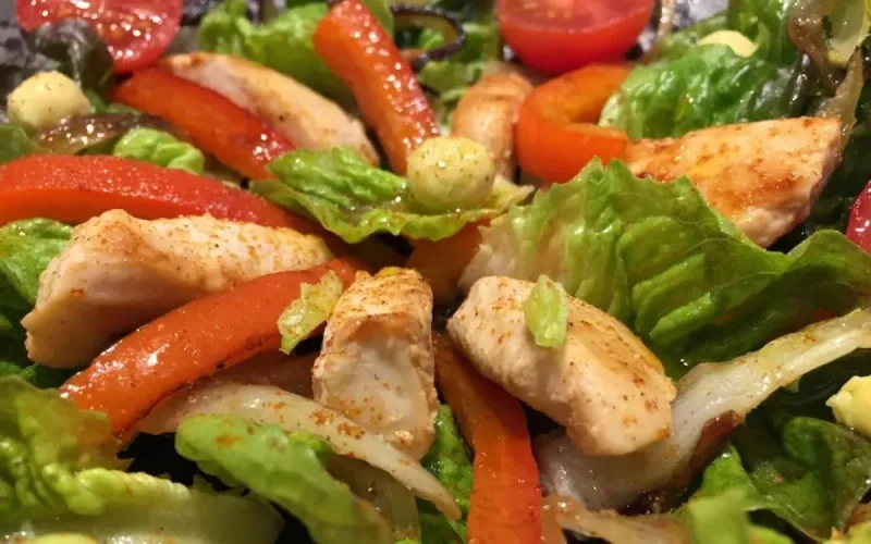 Salade de dinde aux petits légumes 