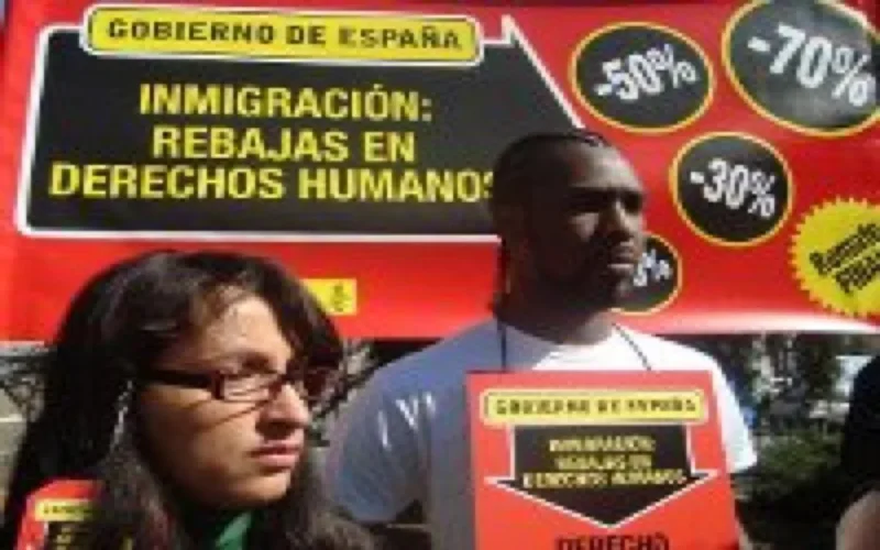 Barcelone : manifestation d'associations d'immigrés