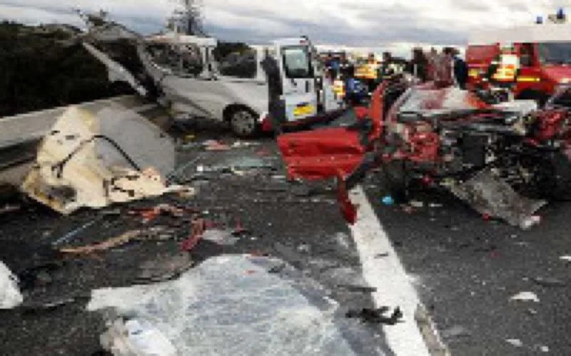 Accident de la route sur l'axe Marrakech-Casablanca