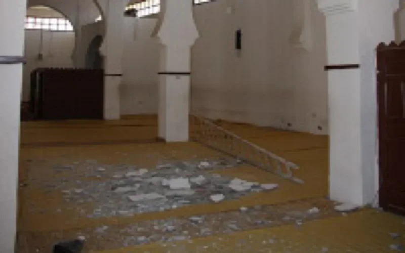 Trois blessés dans l'effondrement d'une mosquée à Casablanca