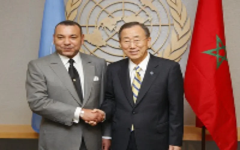 Mohammed VI reçoit Ban Ki-moon à Marrakech