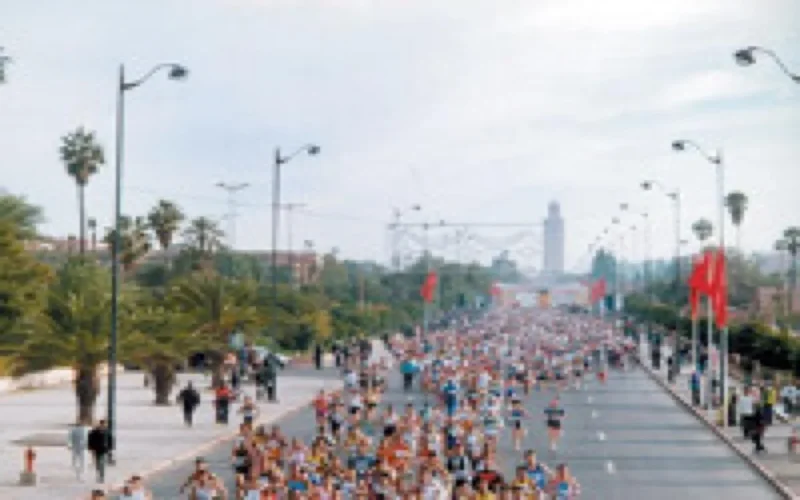 5000 athlètes au marathon international de Marrakech