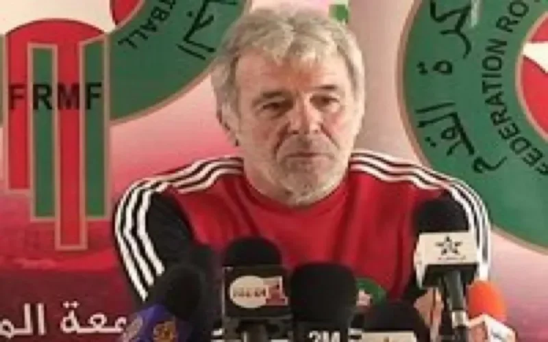 Conférence de presse d'Eric Gerets