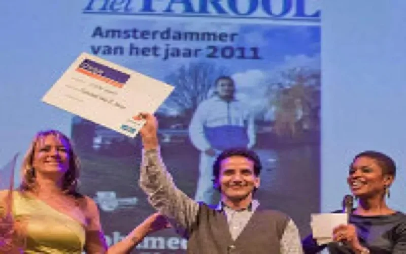 Mohamed Taha El Idrissi, "Homme de l'année" à Amsterdam