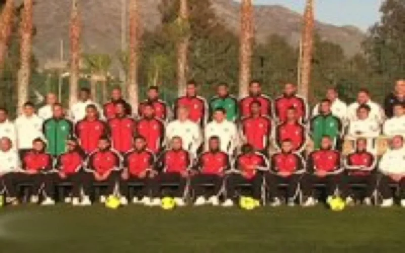 Photo officielle des Lions de l'Atlas 