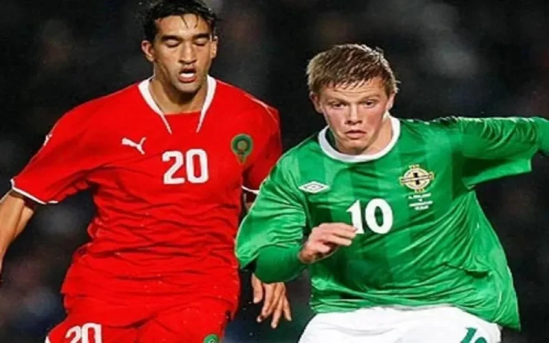 Maroc - Irlande du Nord du 17 novembre 2010 