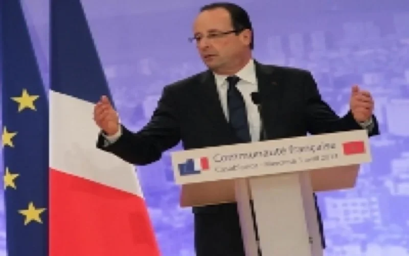 François Hollande au Maroc : "Gouverner c'est pleuvoir"