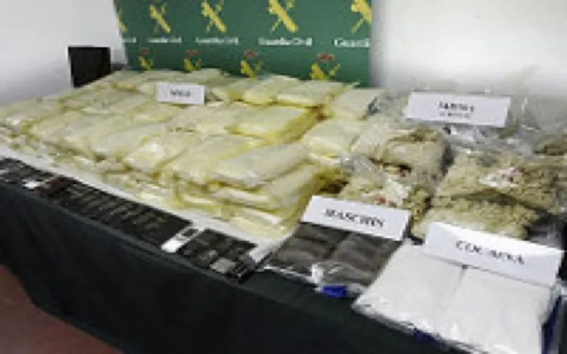 Démantèlement d'une mafia marocaine en Europe, saisie de 5 tonnes de drogue et 14 millions d'euros