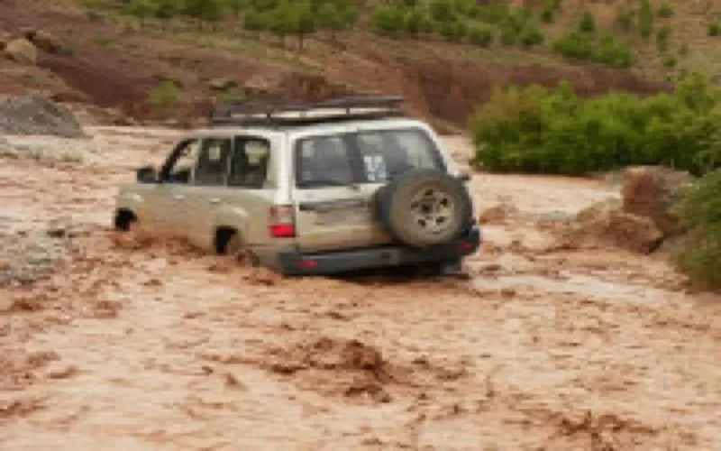 Pluies torrentielles à Marrakech, deux morts et des maisons effondrées