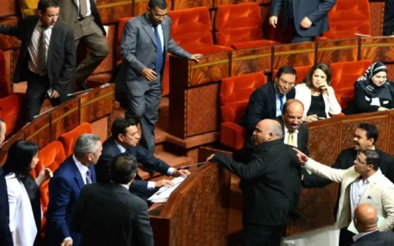 Violences et insultes au parlement marocain