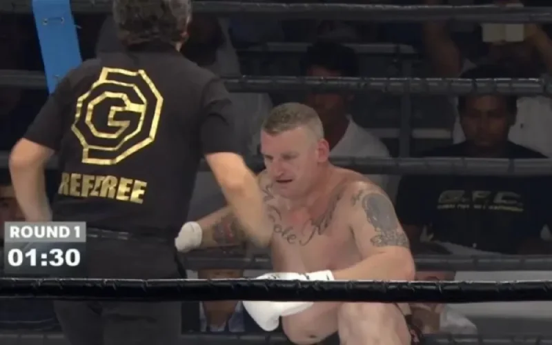 Badr Hari : 1 minute de combat et deux KO le même soir