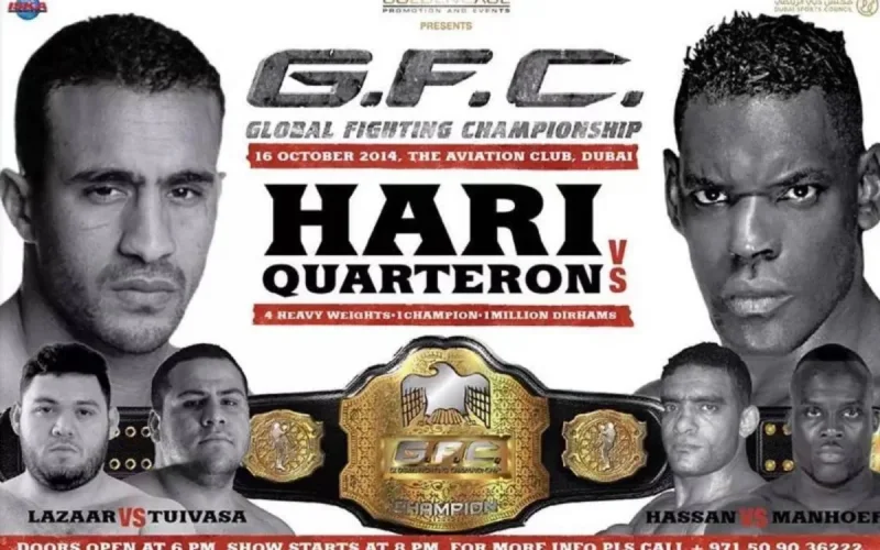 Combat de Badr Hari - Patrice Quarteron le 16 octobre à Dubaï