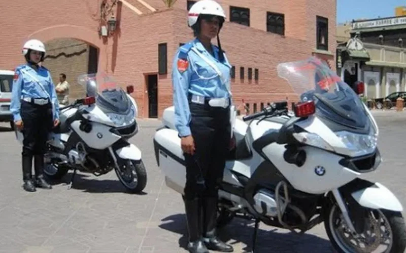 Maroc : les motardes de police arrivent