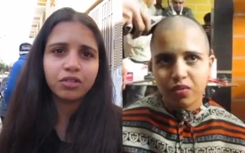 Vidéo : en solidarité avec les malades du cancer, elle se rase la tête