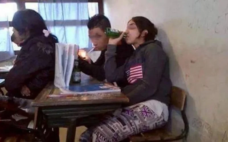 Drogue et alcool dans une école marocaine