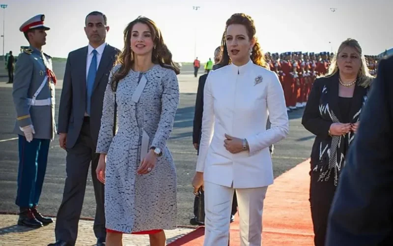La Reine Rania de Jordanie publie une photo de son arrivée au Maroc