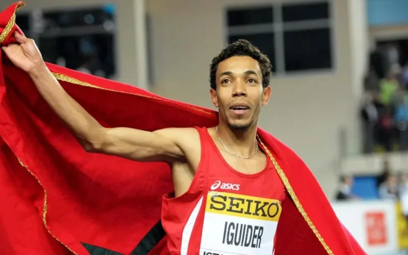 Abdelati Iguider, médaillé de bronze aux championnats du monde de Pékin