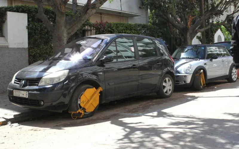 La Mairie de Marrakech interdit la pose de sabots sur les voitures