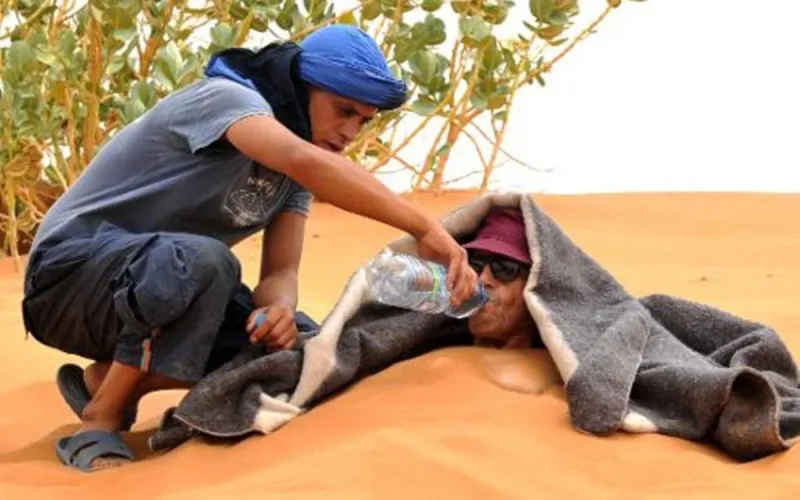 Un bain de sable à Merzouga ? (vidéo)