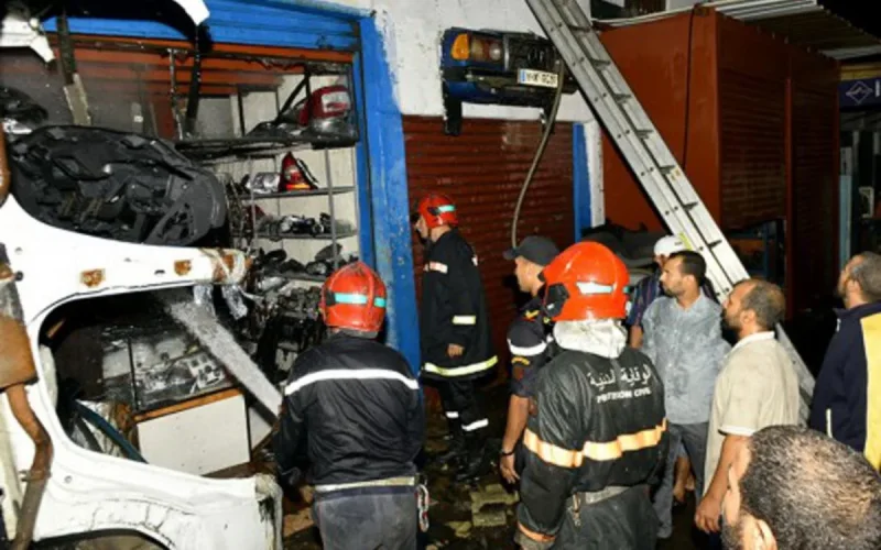 Le feu ravage une partie de « Casabarata » à Tanger