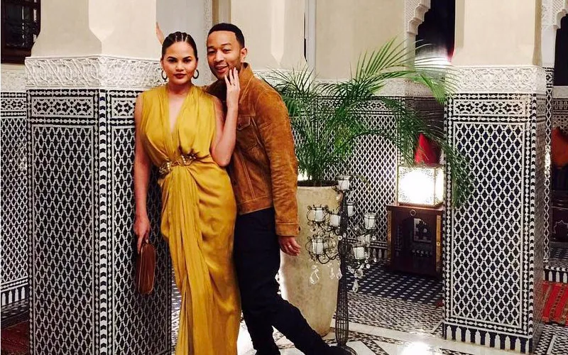 John Legend en vacances à Marrakech (photos)