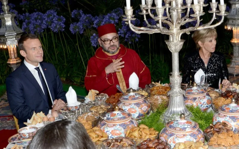 La visite d'Emmanuel Macron au Maroc en photos