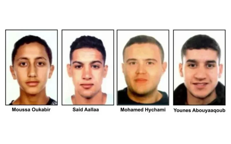 Attentat à Cambrils : voici le nom des cinq assaillants marocains