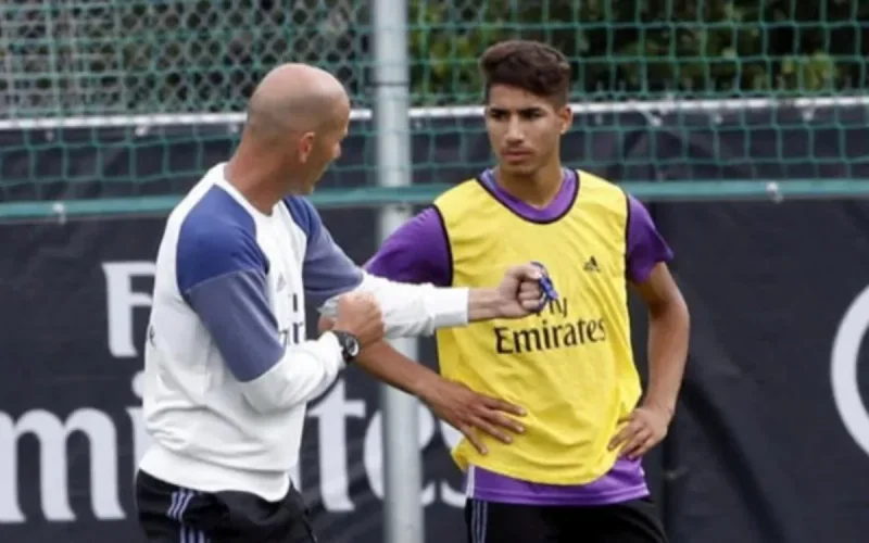 Zinedine Zidane juge les débuts d'Achraf Hakimi