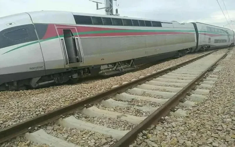 Un (petit) accident pour le TGV marocain (photo)