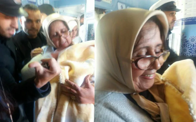 Maroc : une femme accouche dans un train (photos)