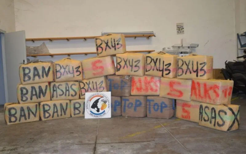 Près de 3 tonnes de cannabis marocain saisies dans le sud de la France